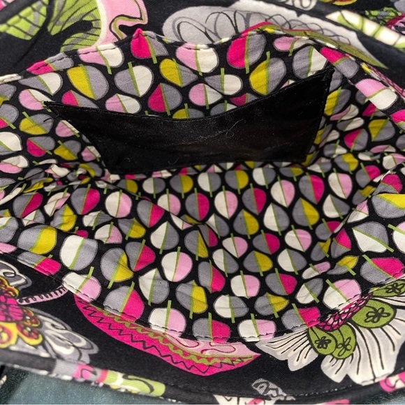 Vera Bradley Moon Blooms Mandy Shoulder Bag & Turn Lock Wallet Set Bundle - Picture 6 of 16